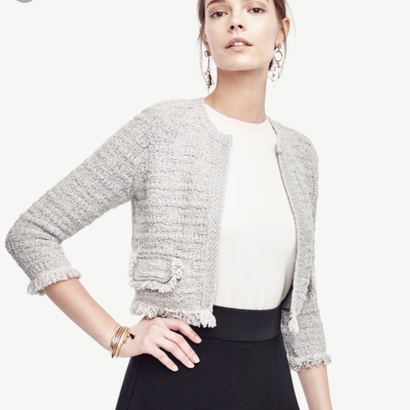 ann taylor sweater jacket